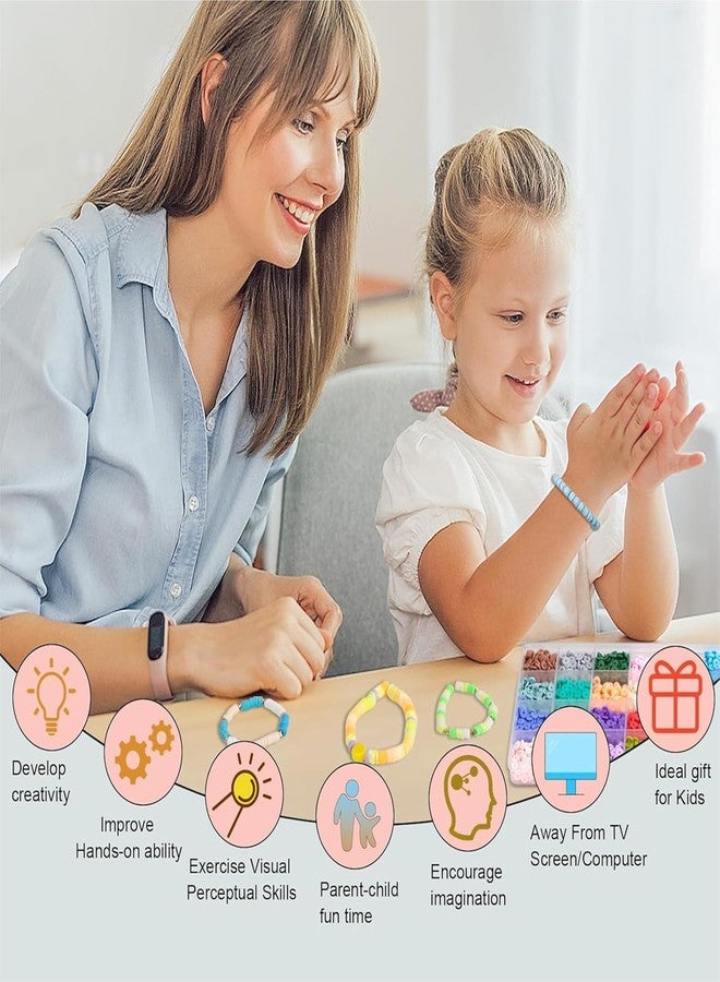 TREXEE (4000 DIY Bracelet Making Kit for Girls -Bracelet Kit for Girls|Birthday Gift for Girls Toys Age 5 6 7 8 9 10 Years Old/DIY Kit for Kids/Activity Kits for Girls - Multicolor - Image 4
